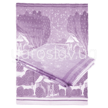 Одеяло из Хлопка Ярослав 12 фиолетовое