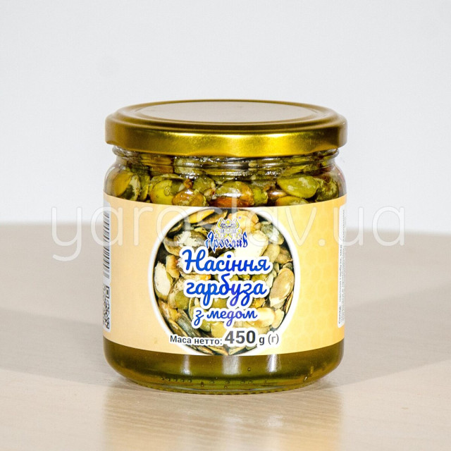 Семечки тыквы с медом  ТМ "Ярослав"