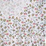 Нічна сорочка (кулір) ТМ "Ярослав" м.915 біла в квітковий принт