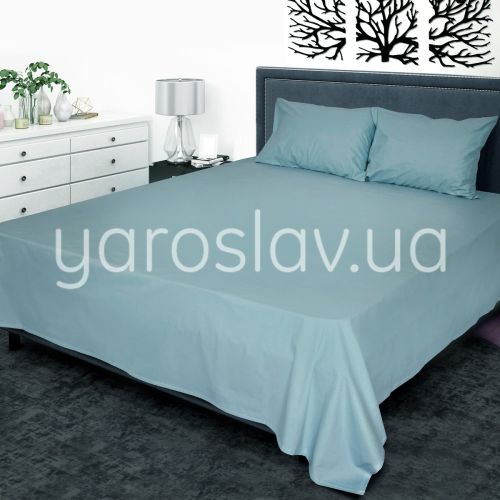 Duvet cover calico smoothdyed light blue assortment TM Yaroslav цена