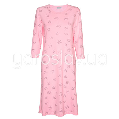 Нічна сорочка (інтерлок) м.Ф-043 рожева