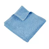 Полотенце махровое гладкокрашеное без бордюра (400 г/м2) голубое