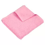 Полотенце махровое гладкокрашеное без бордюра (400 г/м2) розовое