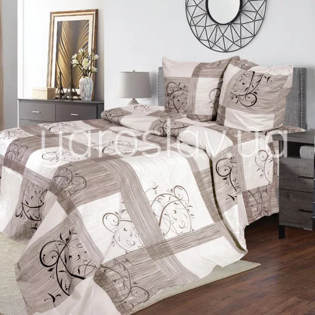 Комплект постільної білизни Ярослав t303 Бязь набивна