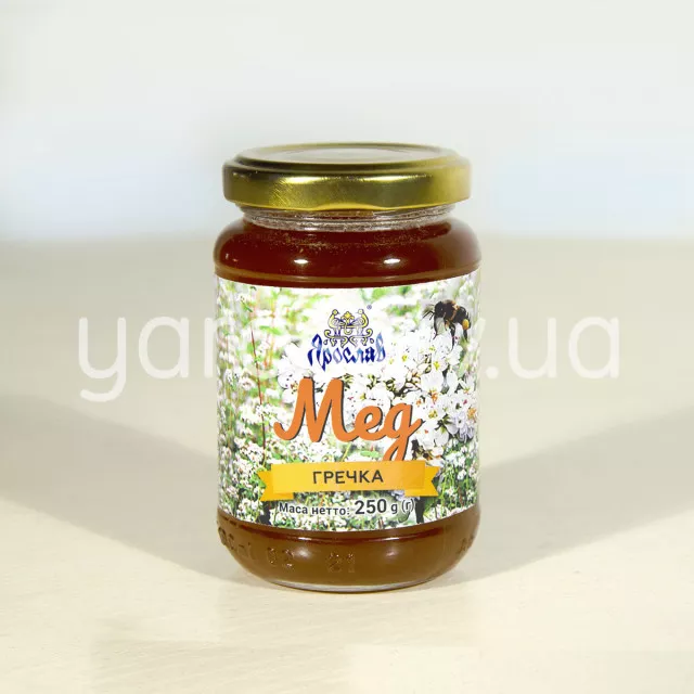 Buckwheat honey TM Yaroslav 250 g
