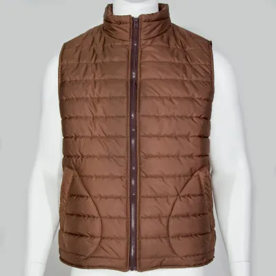 Vest quilted m.SP-219/1 brown TM Yaroslav