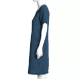 Платье лен ТМ «Ярослав» м.Ф-147 темно-синее