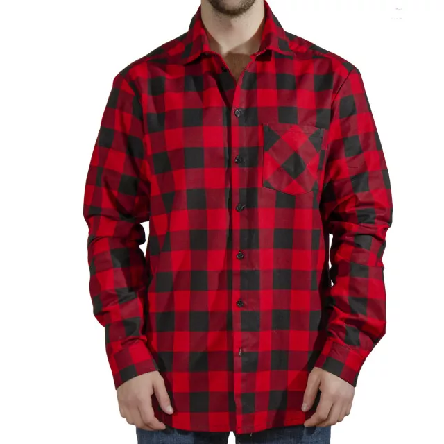 Рубашка мужская (фланель ) м.Ф-139 красная