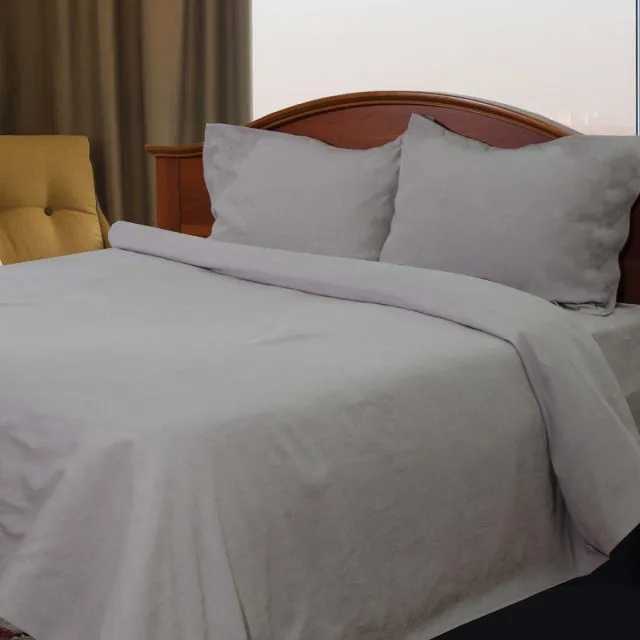 Комплект постільної білизни Льон сірий ТМ Ярослав