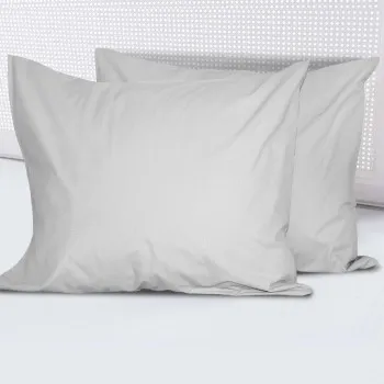 Наволочка бязь гладкофарбована 2 шт 08 сіра ТМ Ярослав