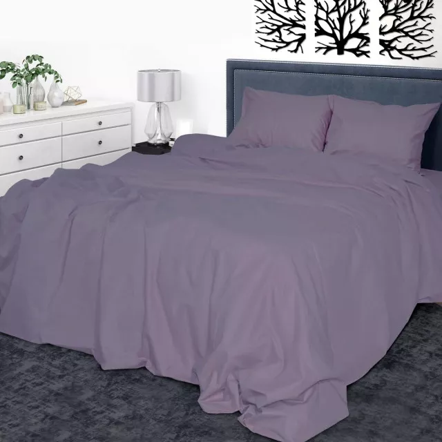 Duvet cover calico smooth-dyed 07 lavender TM Yaroslav