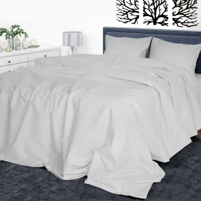 Duvet cover calico smooth-dyed 08 grey TM Yaroslav