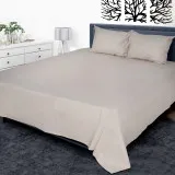 Bed sheet calico smooth-dyed 04 coffee with milk TM Yaroslav