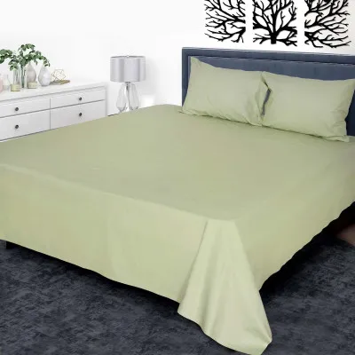 Bed sheet calico smooth-dyed 05 olive TM Yaroslav