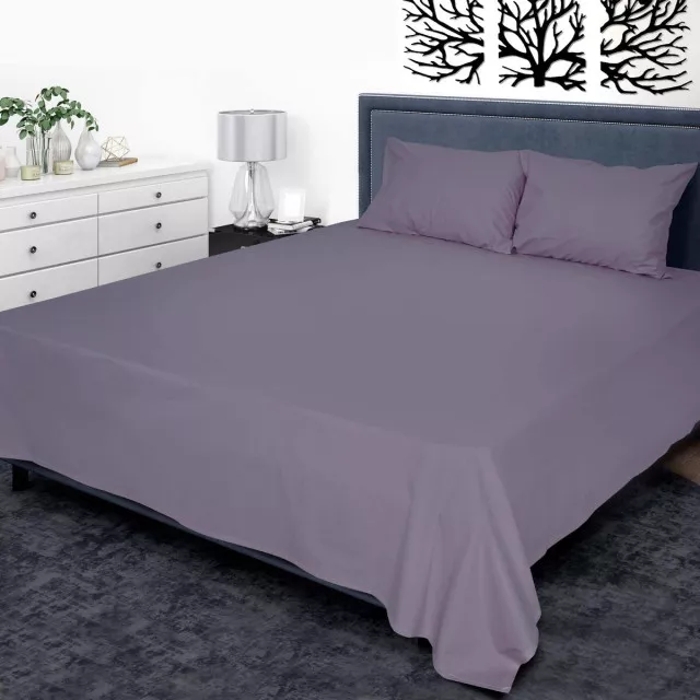 Bed sheet calico smooth-dyed 07 lavender TM Yaroslav