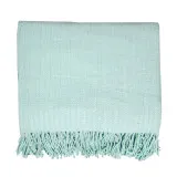 Plaid cotton Pigtail menthol 140x200 cm TM Yaroslav