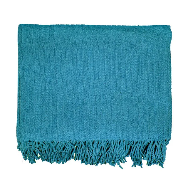 Плед бавовняний Косичка морська хвиля 140х200 см ТМ Ярослав