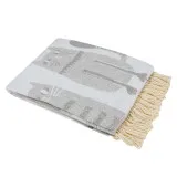 Плед бавовняний диз.22 сірі коти ТМ Ярослав