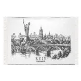Plaid cotton City Kyiv gray 140x200 cm TM Yaroslav Plaid cotton City Kyiv gray 140x200 cm TM Yaroslav