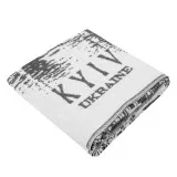 Plaid cotton City Kyiv gray 140x200 cm TM Yaroslav Plaid cotton City Kyiv gray 140x200 cm TM Yaroslav