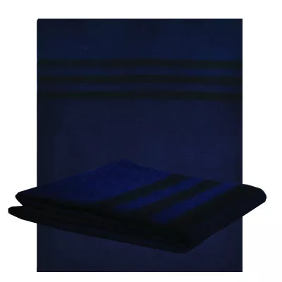 Blanket semi-woolen Economy Eco dark blue 140x205 cm TM Yaroslav