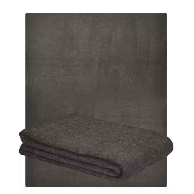 Blanket semi-woolen Eco 630 gray 140x205 cm TM Yaroslav