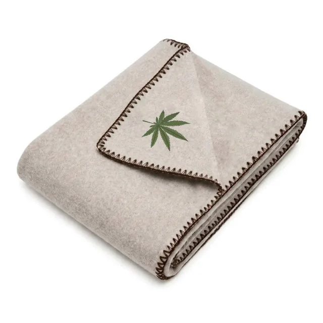 Blanket wool/hemp with embroidery TM Yaroslav