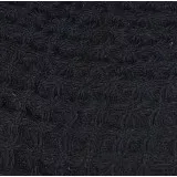 Плед 3D з вовни мериноса 140х200 см чорний ТМ Ярослав