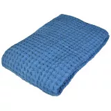 Plaid 3D merino wool 140x200 cm blue TM Yaroslav