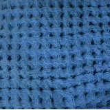 Plaid 3D merino wool 140x200 cm blue TM Yaroslav