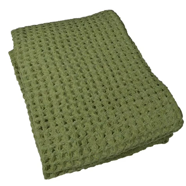 Plaid semi-wool 3D 140x200 cm green TM Yaroslav
