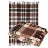 Плед напіввовняний диз.2 коричнева клітинка ТМ Ярослав Плед напіввовняний диз.2 коричнева клітинка ТМ Ярослав