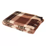 Плед напіввовняний диз.2 коричнева клітинка ТМ Ярослав Плед напіввовняний диз.2 коричнева клітинка ТМ Ярослав