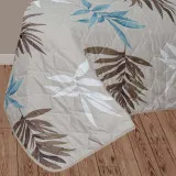 Blanket quilted Light microfiber/silicone Palm leaves TM Yaroslav