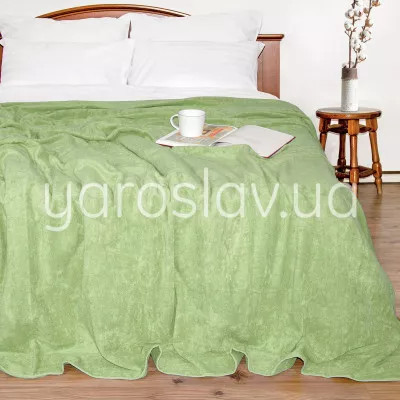 Bed sheet terry smooth-colored olive TM Yaroslav