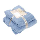 Set of 2 terry towels Ribs 500 g/m² Gray-blue TM Yaroslav