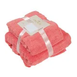 Set of 2 terry towels Ribs 500 g/m² Scarlet TM Yaroslav