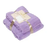 Set of 2 terry towels Ribs 500 g/m² Light purple TM Yaroslav Set of 2 terry towels Ribs 500 g/m² Light purple TM Yaroslav