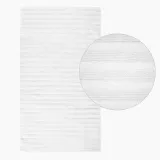 Набір рушників махрових 2 шт Ribs 2 сорт 500 г/м² білий 70х140 см ТМ Ярослав