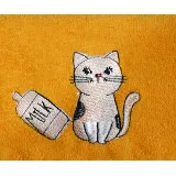 Terry towel decorated with Cat 40x70 cm TM Yaroslav