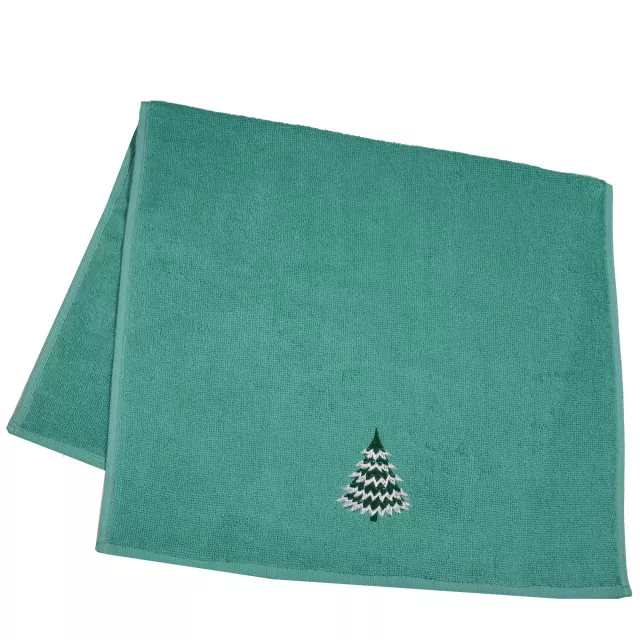 Towel terry with embroidery Christmas tree 40x70 cm TM Yaroslav Towel terry with embroidery Christmas tree 40x70 cm TM Yaroslav