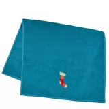 Towel terry with embroidery Christmas stocking 40x70 cm TM Yaroslav