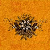 Terry towel decorated with Christmas star 40x70 cm TM Yaroslav