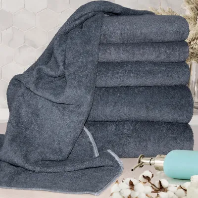Set of terry towels 5 pcs YAR-350 2 grade 50х90 cm dark gray TM Yaroslav