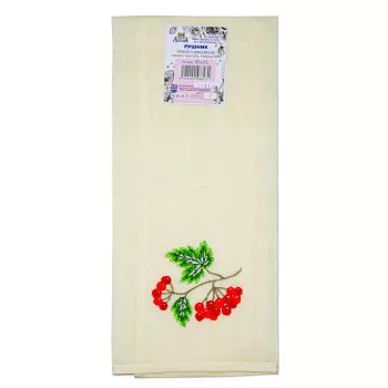 Towel semi-linen with embroidery 001 45x75 cm TM Yaroslav