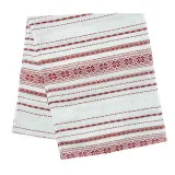 Towel ceremonial woven red TM Yaroslav