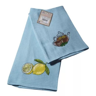Set of towels Souvenir diz.5 Tea with lemon 2 pcs 45x75 cm TM Yaroslav