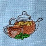 Набір рушників Сувенірних диз.5 Чай з лимоном 2 шт 45х75 см ТМ Ярослав Набір рушників Сувенірних диз.5 Чай з лимоном 2 шт 45х75 см ТМ Ярослав