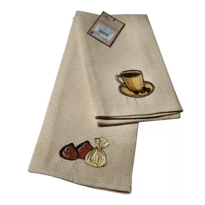 Set of towels Souvenir diz.4 Cup of coffee 2 pcs 45x75 cm TM Yaroslav