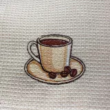 Набір рушників Сувенірних диз.4 Чашка з кавою 2 шт 45х75 см ТМ Ярослав